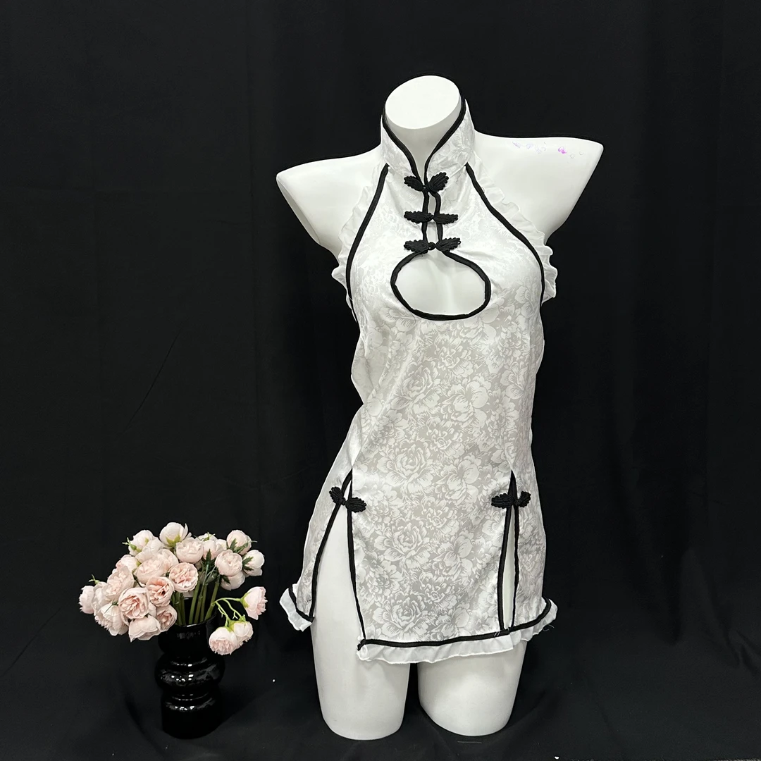 【身藏BLUE】性感纯欲旗袍风睡衣