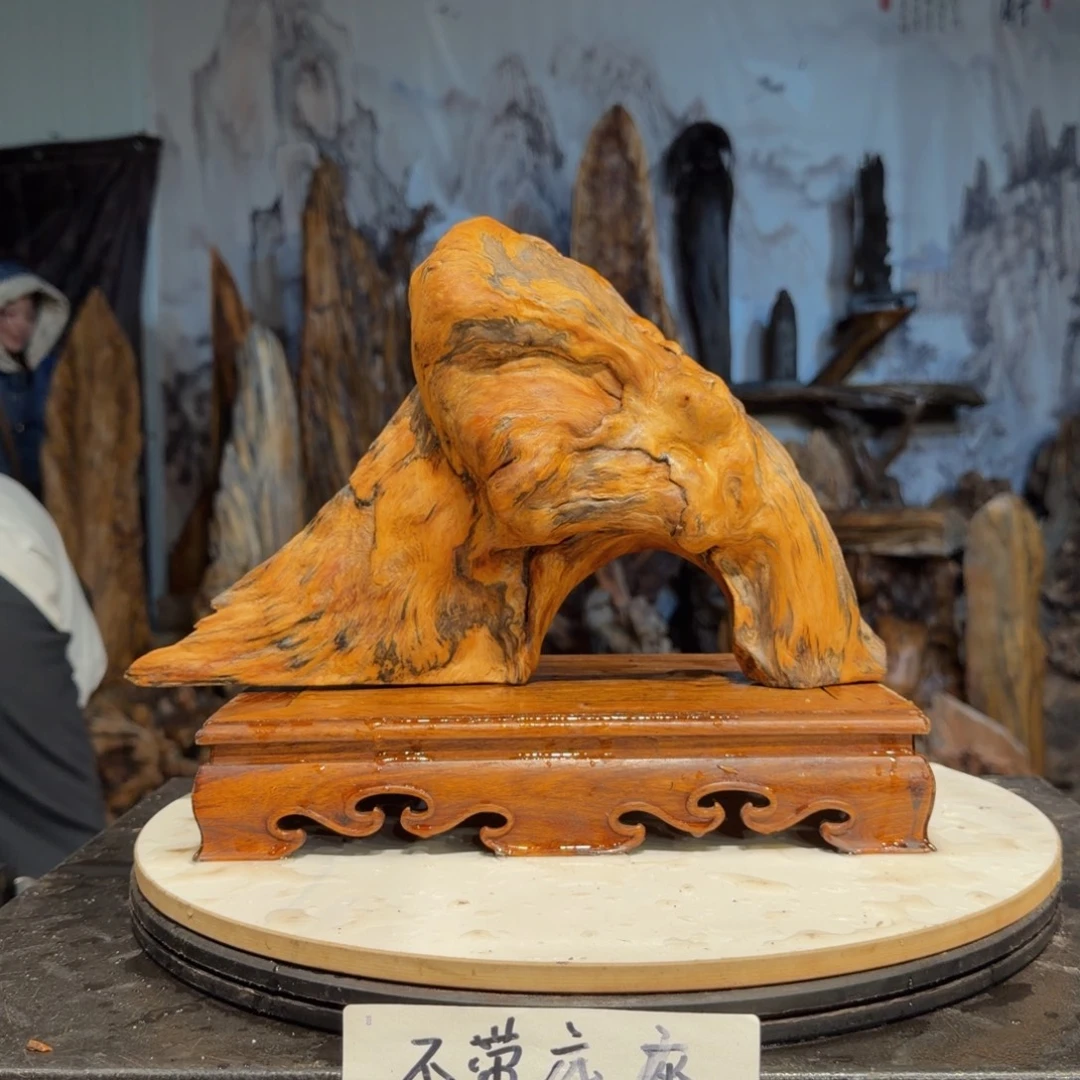 热***胶木三丰琥珀木 天然摆件