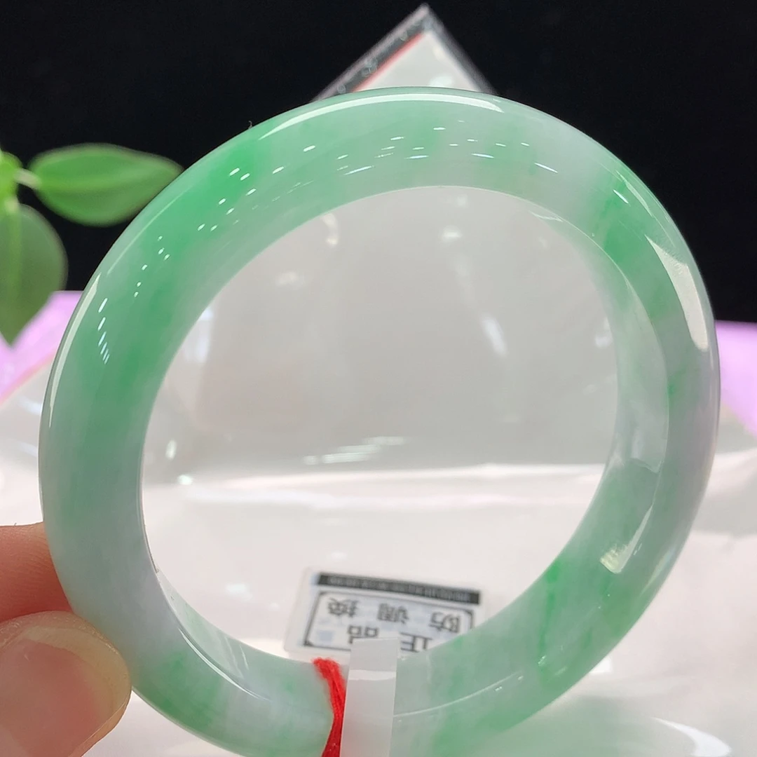翡翠未镶嵌手镯0456