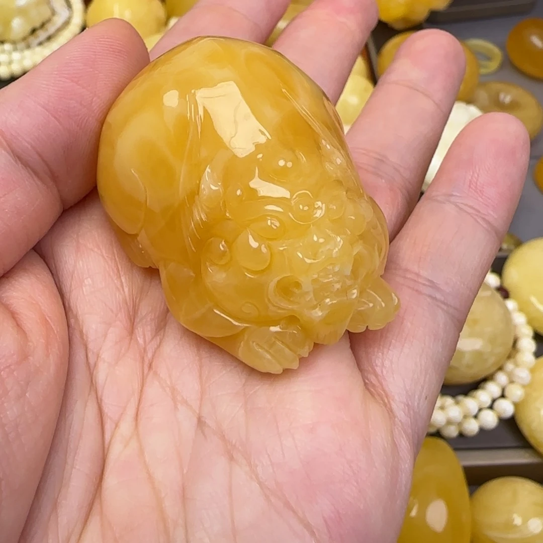 蜜蜡颈饰未镶嵌天然蜜蜡