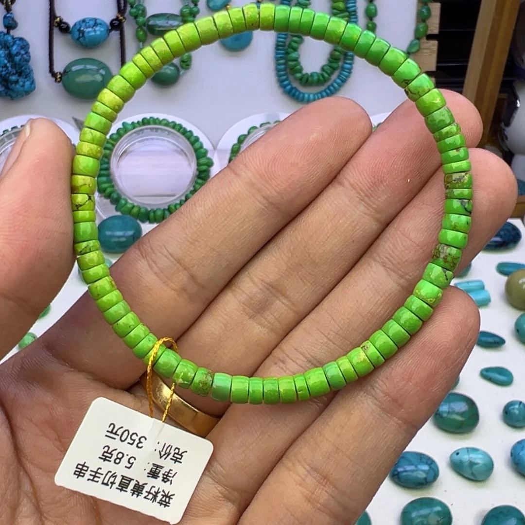 菜籽黄玉化直切手串