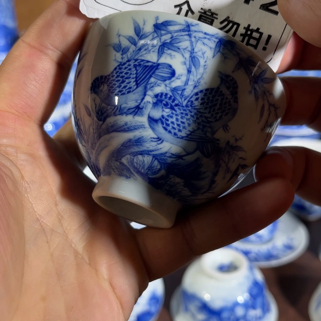 杯子手工手绘的陶瓷