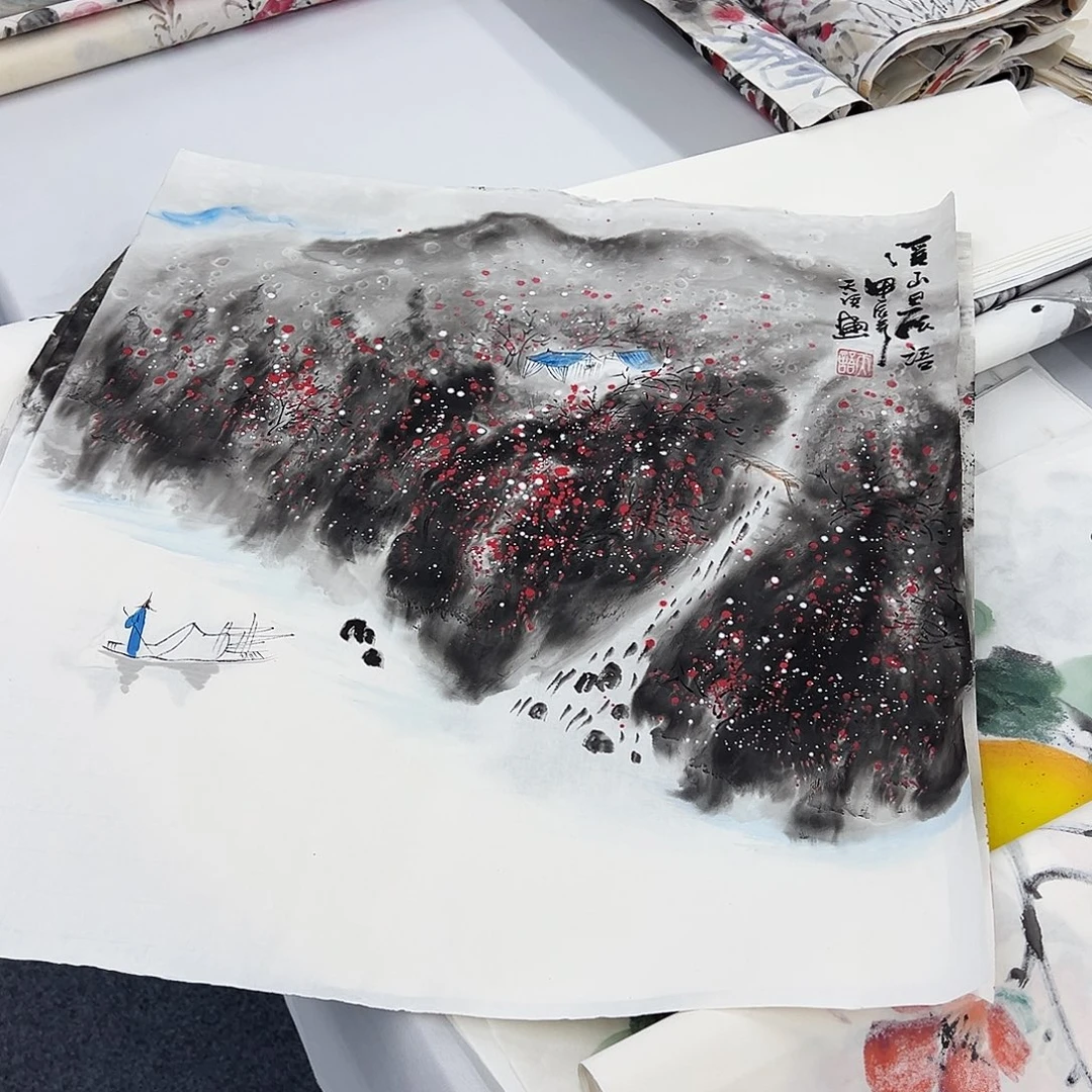 国画纯手绘作品欣赏