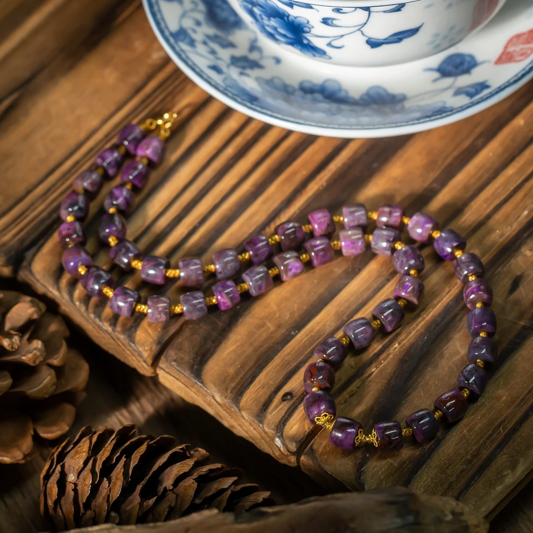 世间臻宝-知语丨18K金舒俱来直切多圈/多样性发一/36cm+-/P6349/5