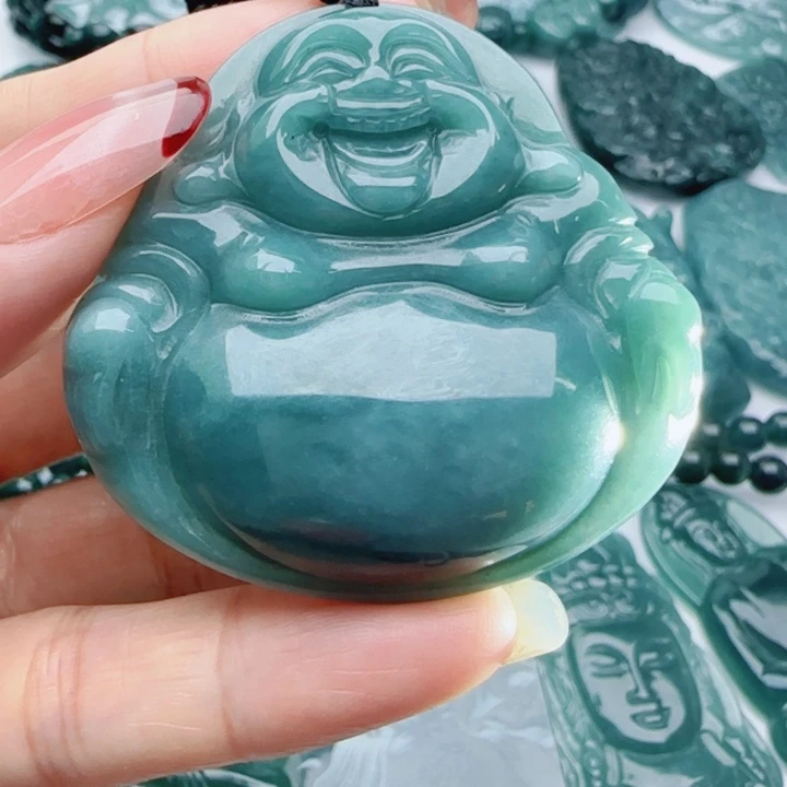 翡翠未镶嵌颈饰多样性发货天然A货翡翠