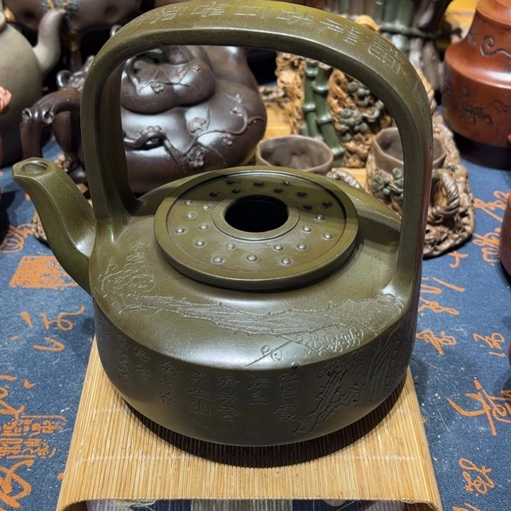 博***胶紫砂茶壶紫砂。