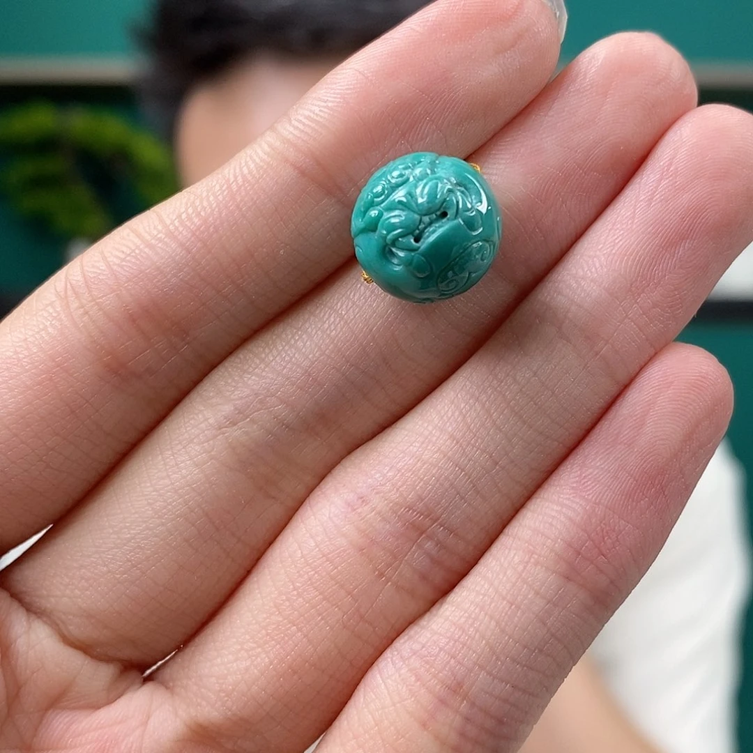 未镶嵌绿松石珠宝奇石卡13