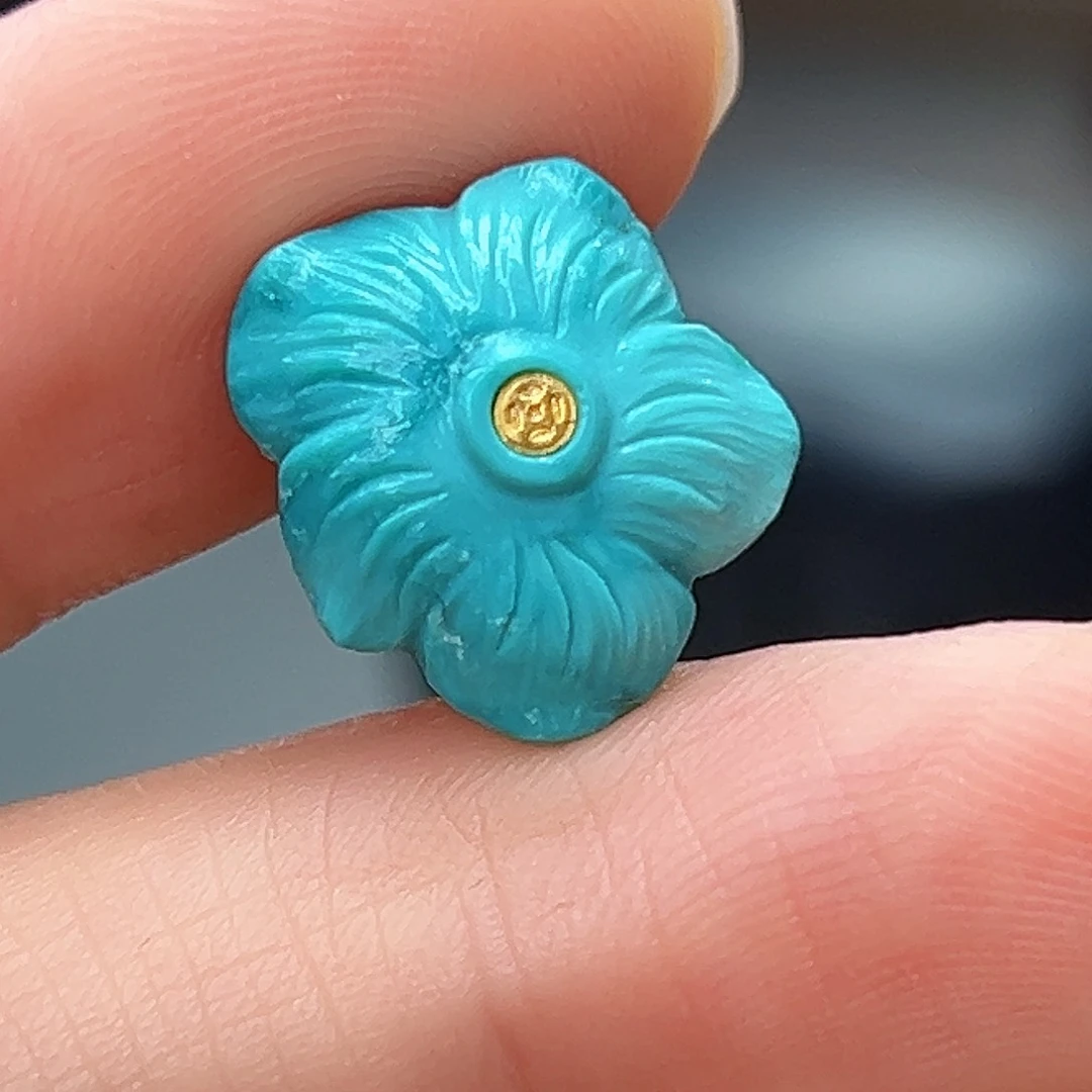 绿松石珠宝奇石未镶嵌