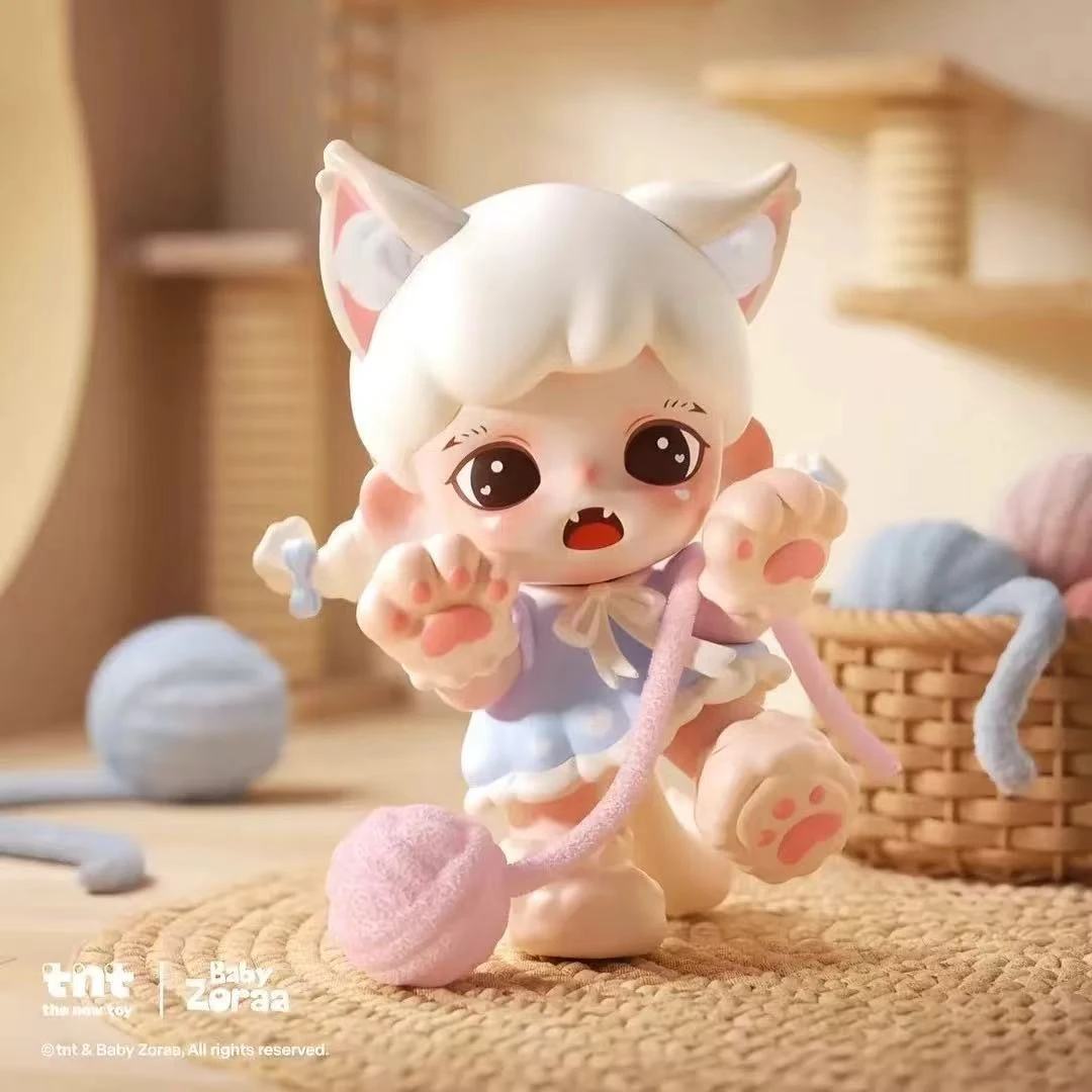 【拆盒】TNTSPACE Zoraa喵呜猫颜社mini手办盲盒潮玩桌面摆件公仔