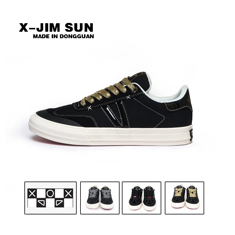 击上滑板鞋美式百搭包裹性抗冲击重奏鞋通用四季男款女款德训鞋潮