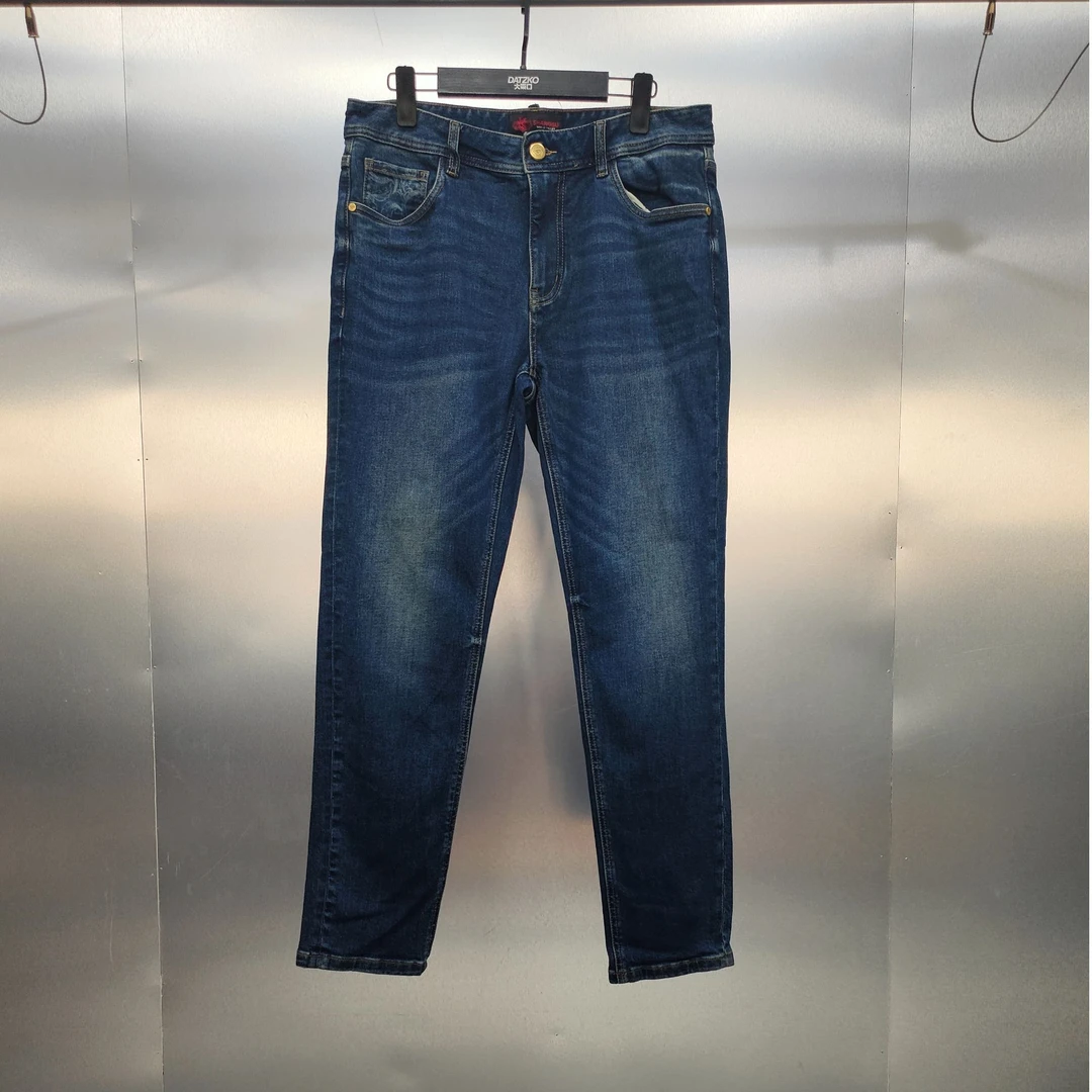 G04-10983-SG纯色时尚直筒百搭休闲牛仔裤