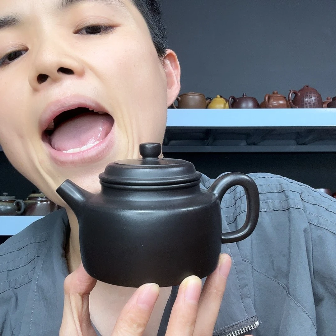 底槽青茶壶民间手艺人全手工制作