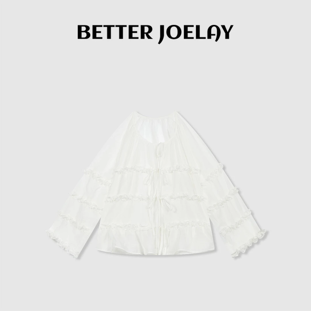 BETTER JOELAY -【温婉轻盈】时尚百搭衬衫宽松潮流休闲风Z4645