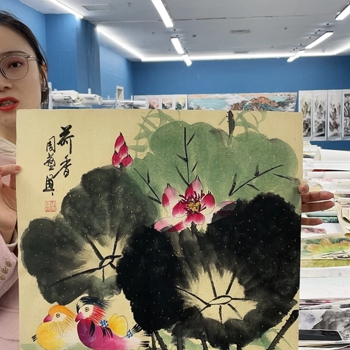 国画纯手绘国画作品