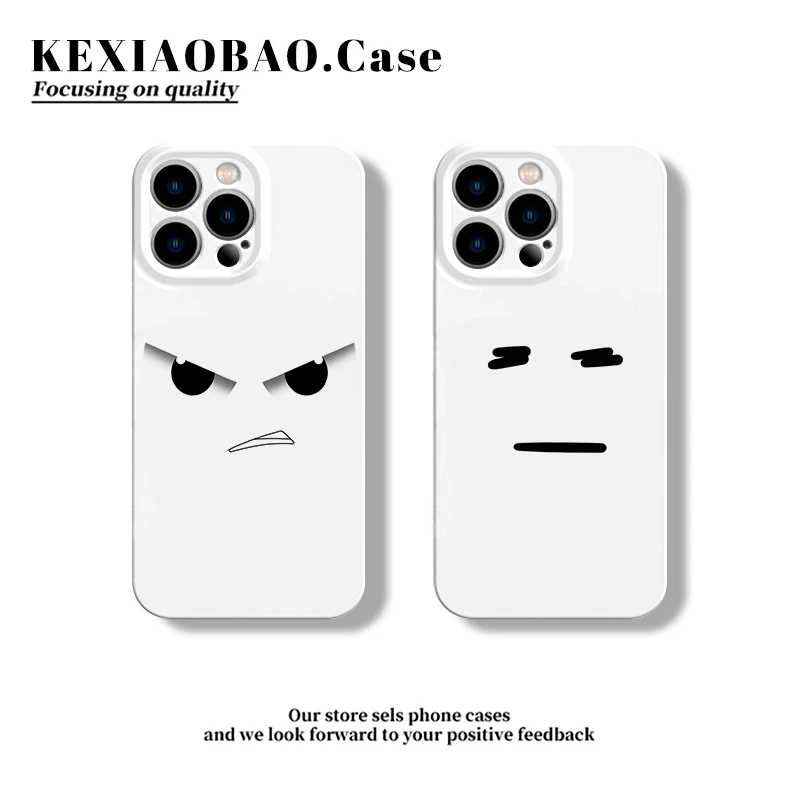 无语奶凶表情适用苹果16promax小众15pro简约vivo/oppo菲林手机壳
