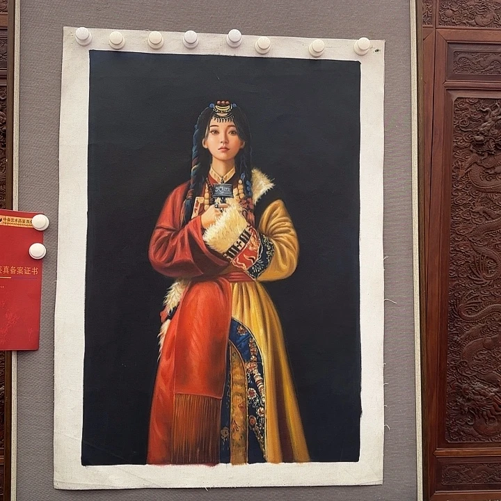 一***）国画画家二郎老师精品
