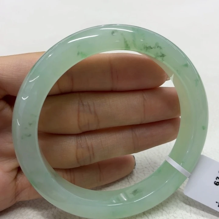未镶嵌手镯翡翠缅甸翡翠手镯57.9