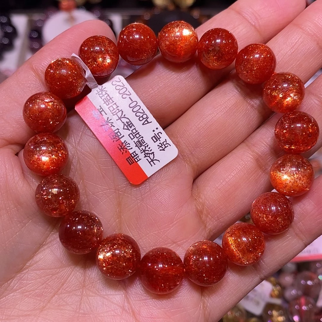 未镶嵌手链长石金钛阳石手链11mm
