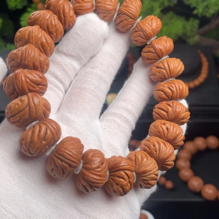 清***$桃核吊坠精品单圈