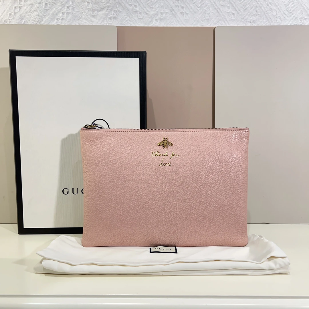 95新 GUCCI/古驰 gucci古驰蜜蜂手拿包a9212