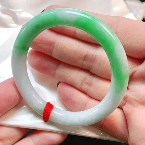 未镶嵌手镯翡翠圆条2662
