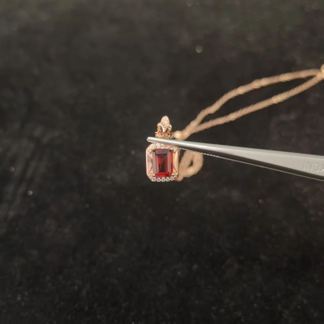 2503-JFLSLD148-石榴石项链