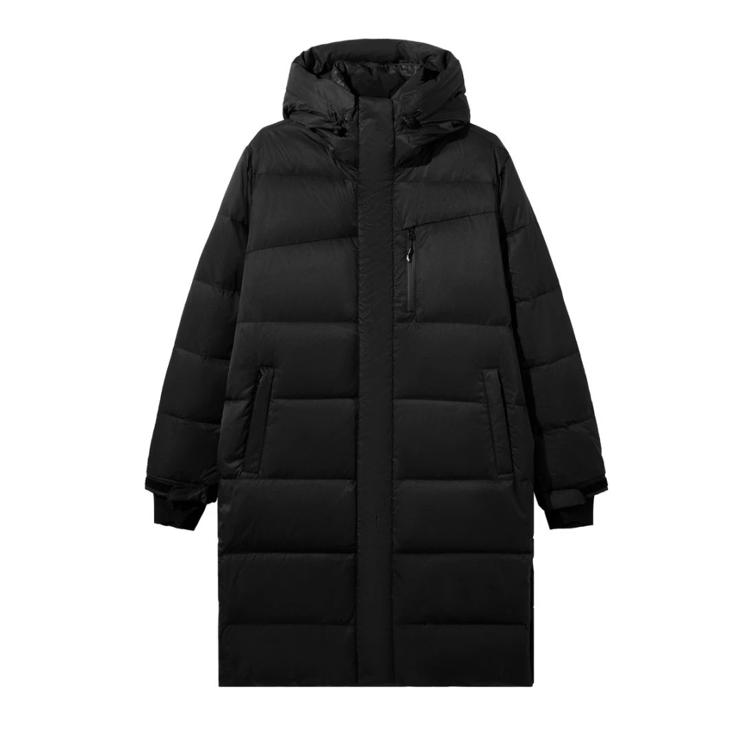 户外情侣款冬季连帽加厚长款保暖羽绒服4769（FWF113597）