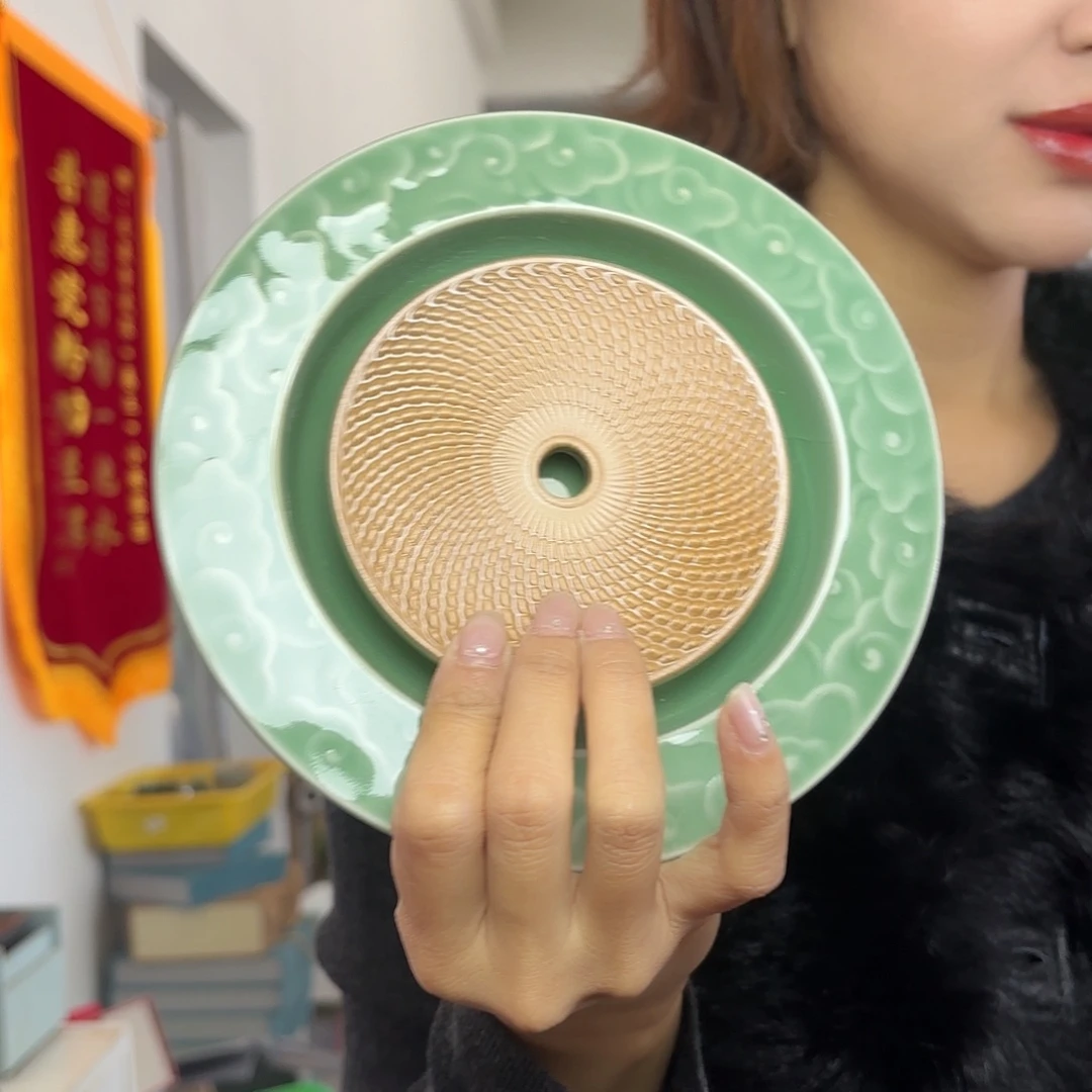 龙泉云间青瓷小米茶器