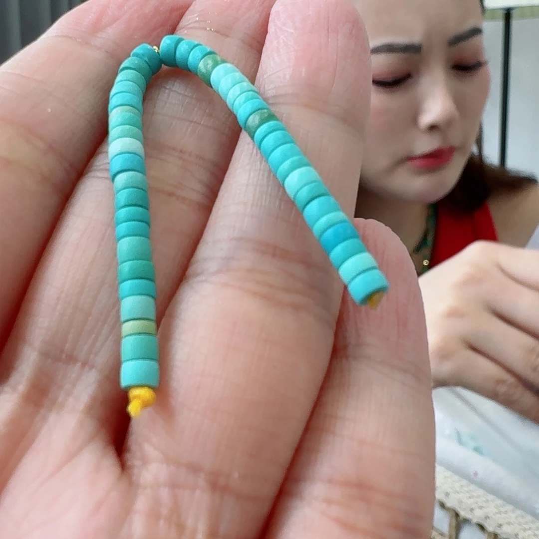 绿松石未镶嵌珠宝半成品