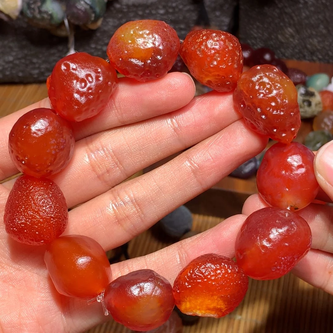 未镶嵌玛瑙/玉髓珠宝半成品