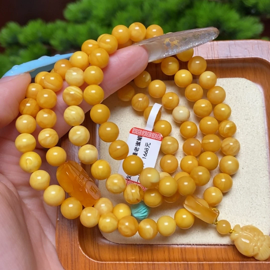 【闪购商品】未镶嵌蜜蜡手链手串