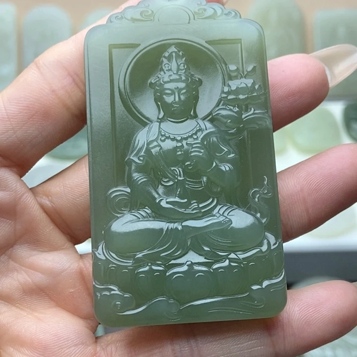 和田玉颈饰未镶嵌一**愁