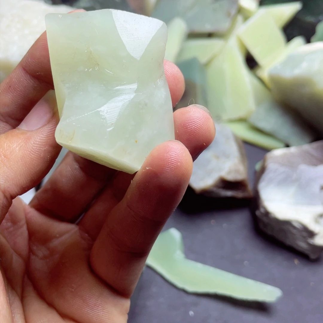 和田玉珠宝半成品未镶嵌