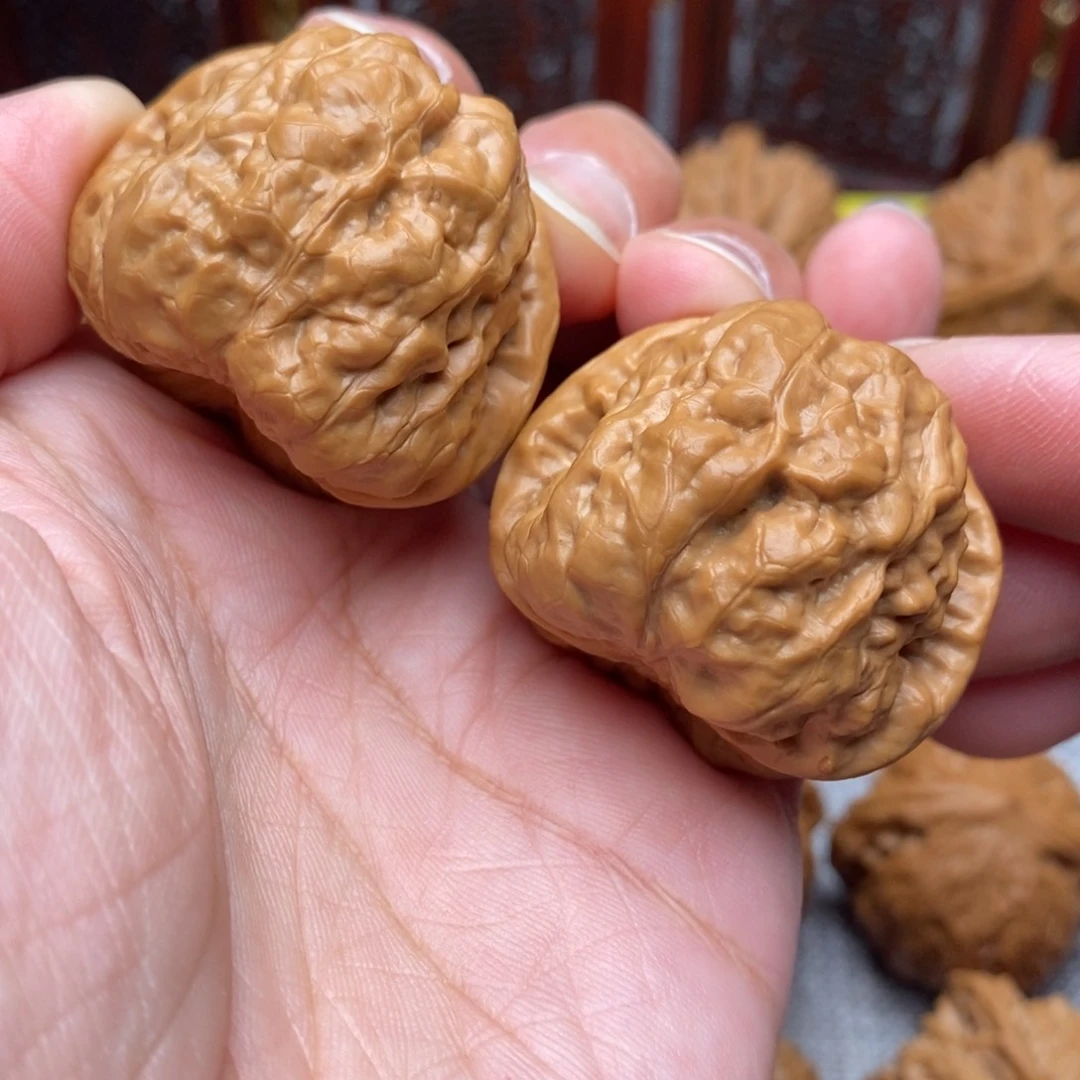 文玩核桃把件纵**海延庆蛙36.9尺