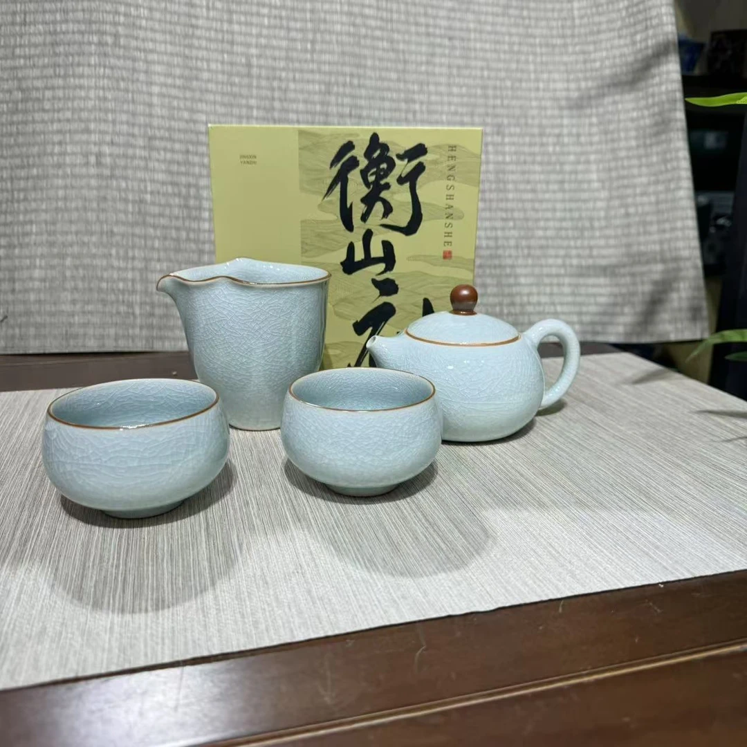 【中国邮政专属链接】衡山社冰花茶壶套组 LL006