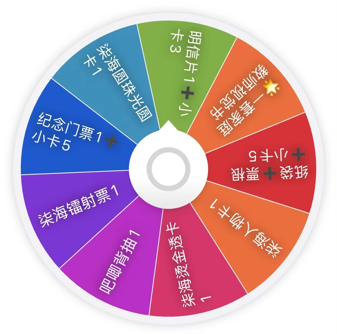 【家庭教师 】——特典 ONLY+柒海 转盘
