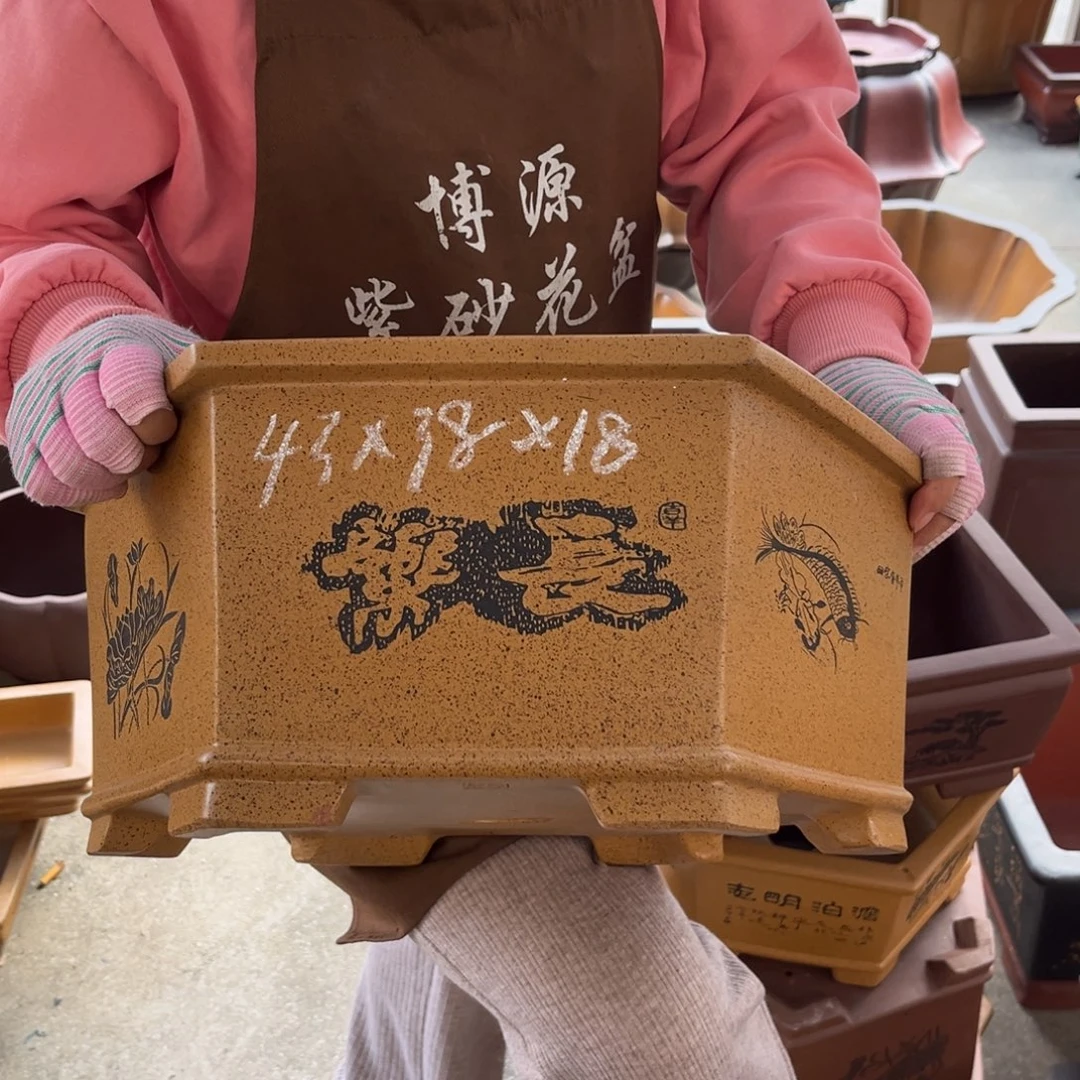 紫砂花盆盆景艺术