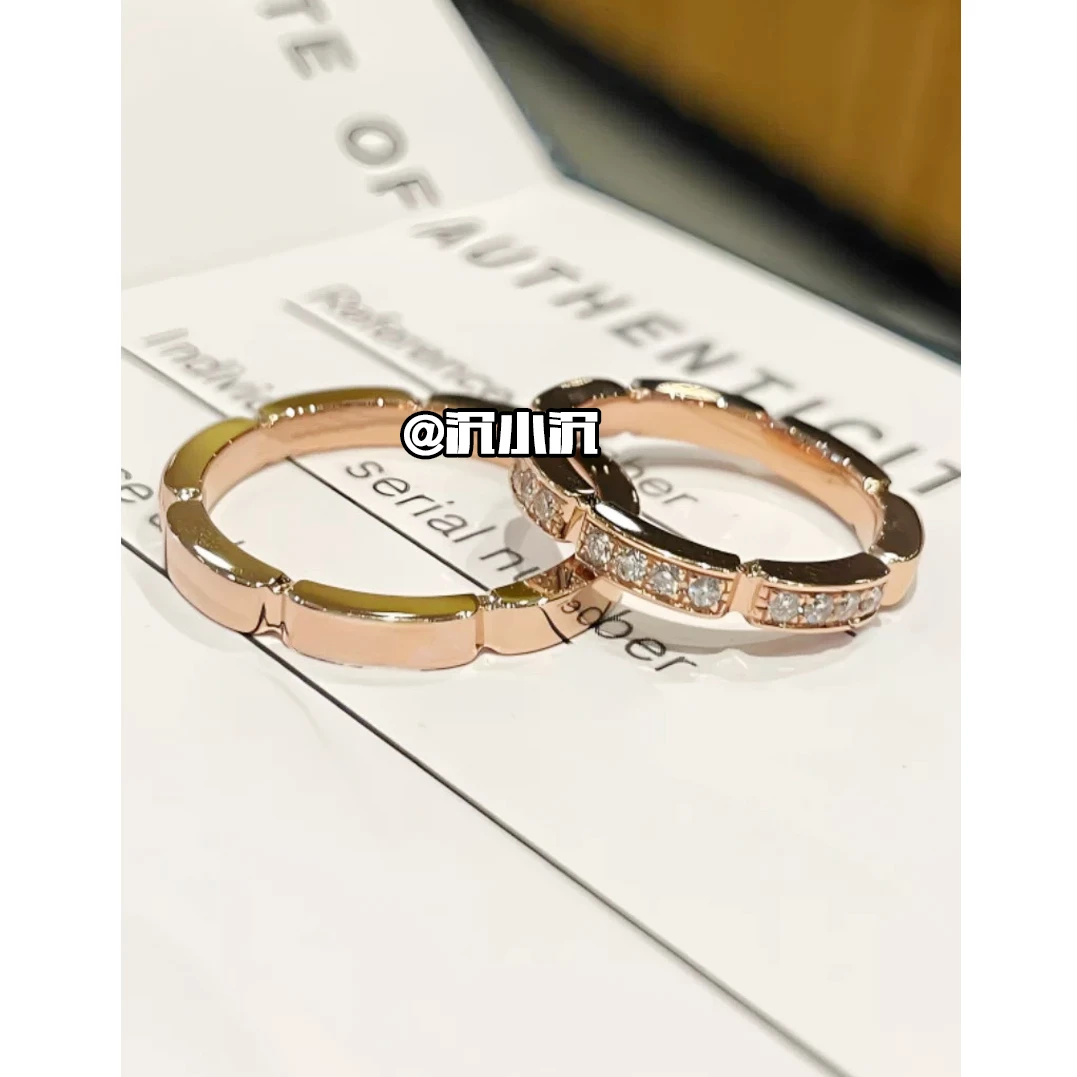 铜合金戒指 卡经典精工简约冷淡风情侣闭口对戒戒指