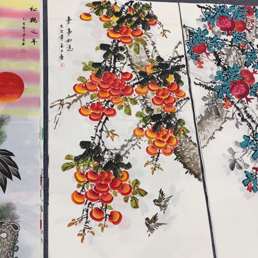 国画尺寸140✖️70四尺精品手绘画