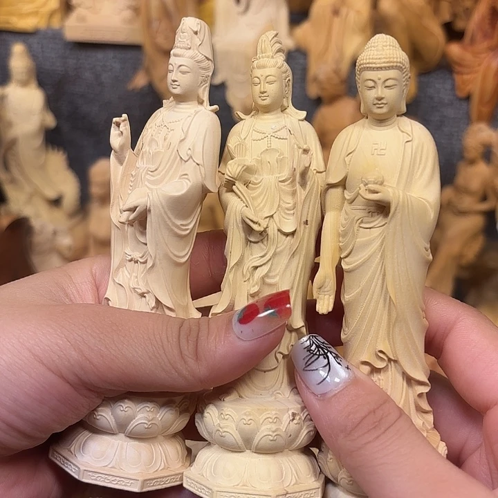 黄杨木黄杨木瑕疵三圣