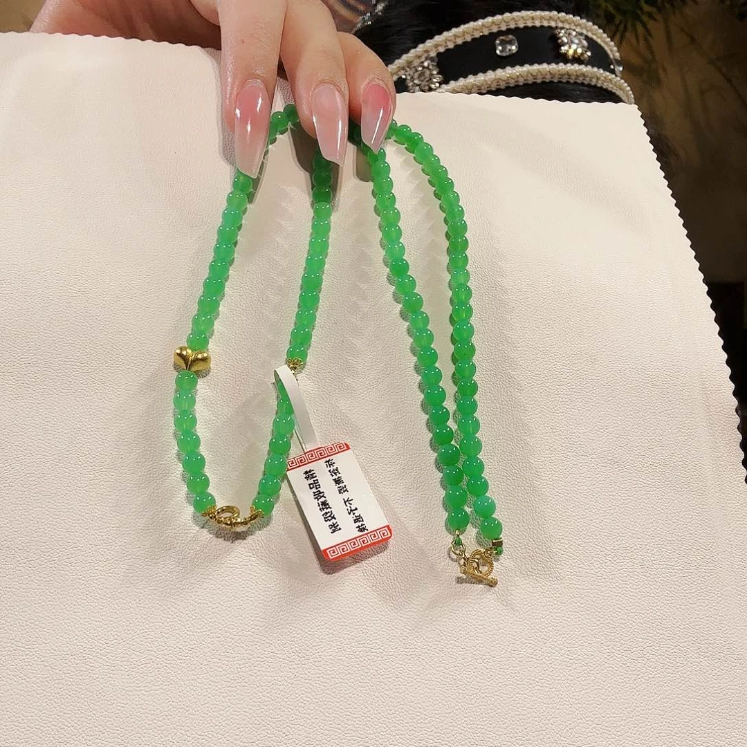 *****未镶嵌项链石英质玉奥玉