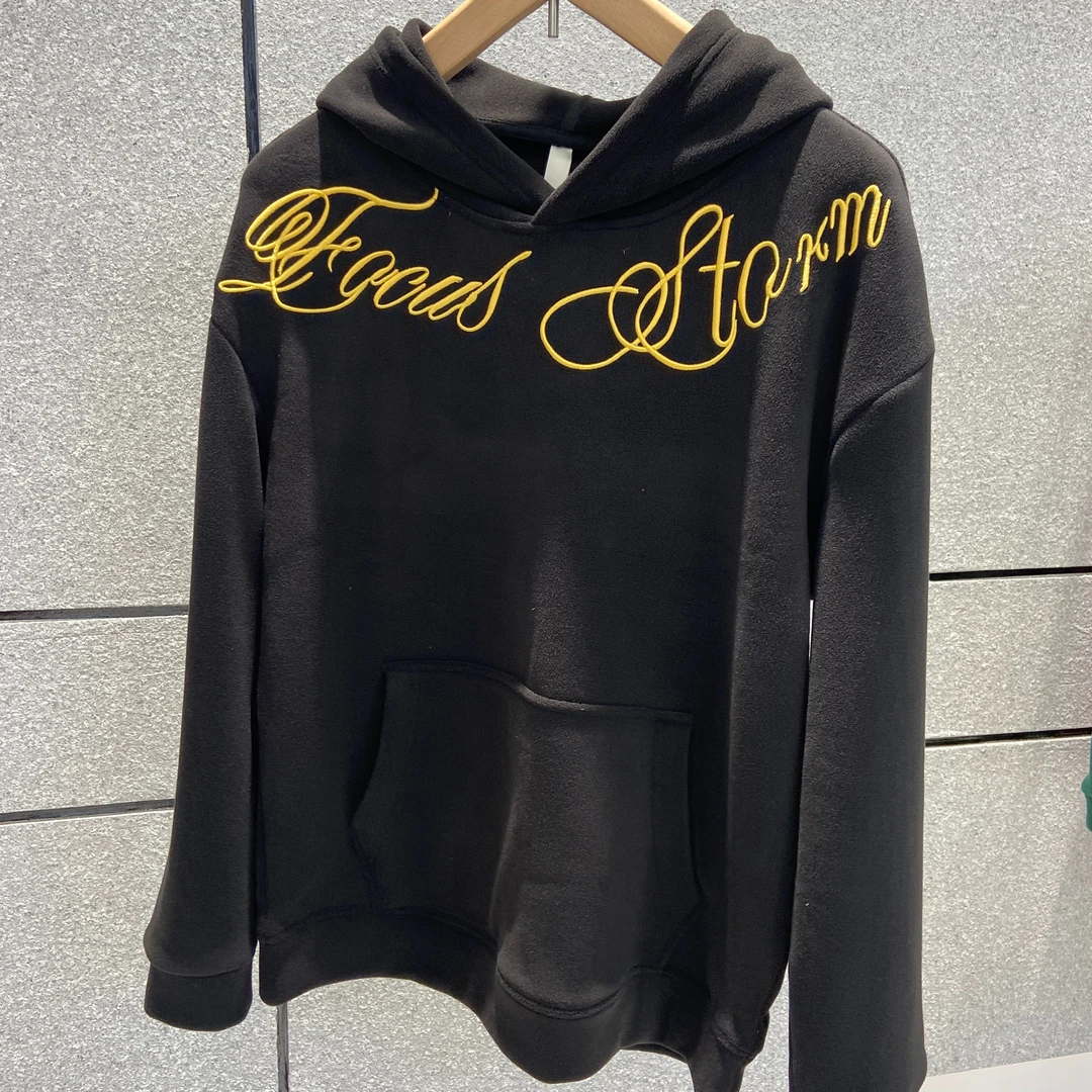 【璐璐专属】男款圆领时尚简约休闲加绒秋冬奥粒绒卫衣8522