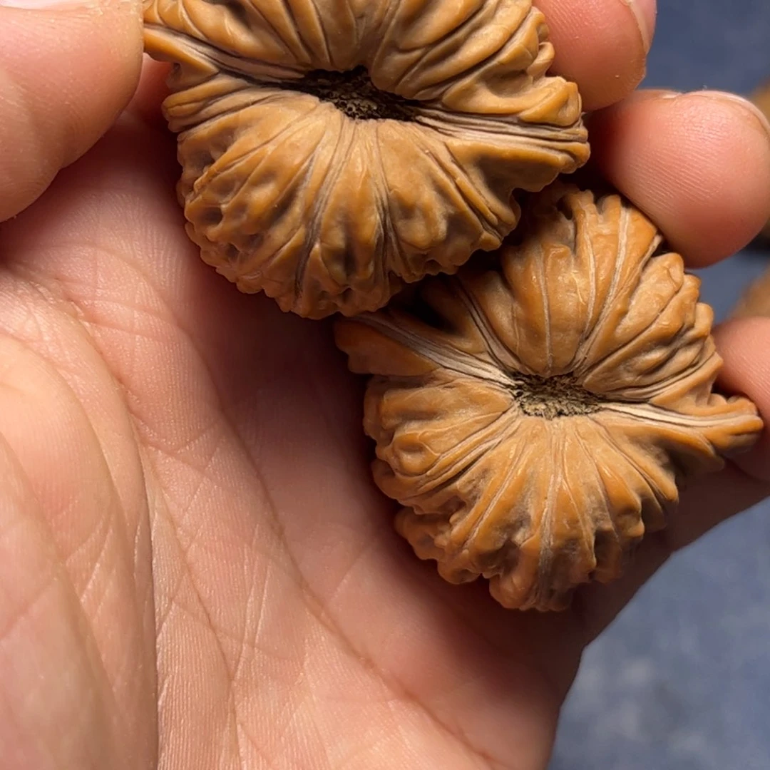 文玩核桃把件锋***人文玩核桃拱桥楼狮子头