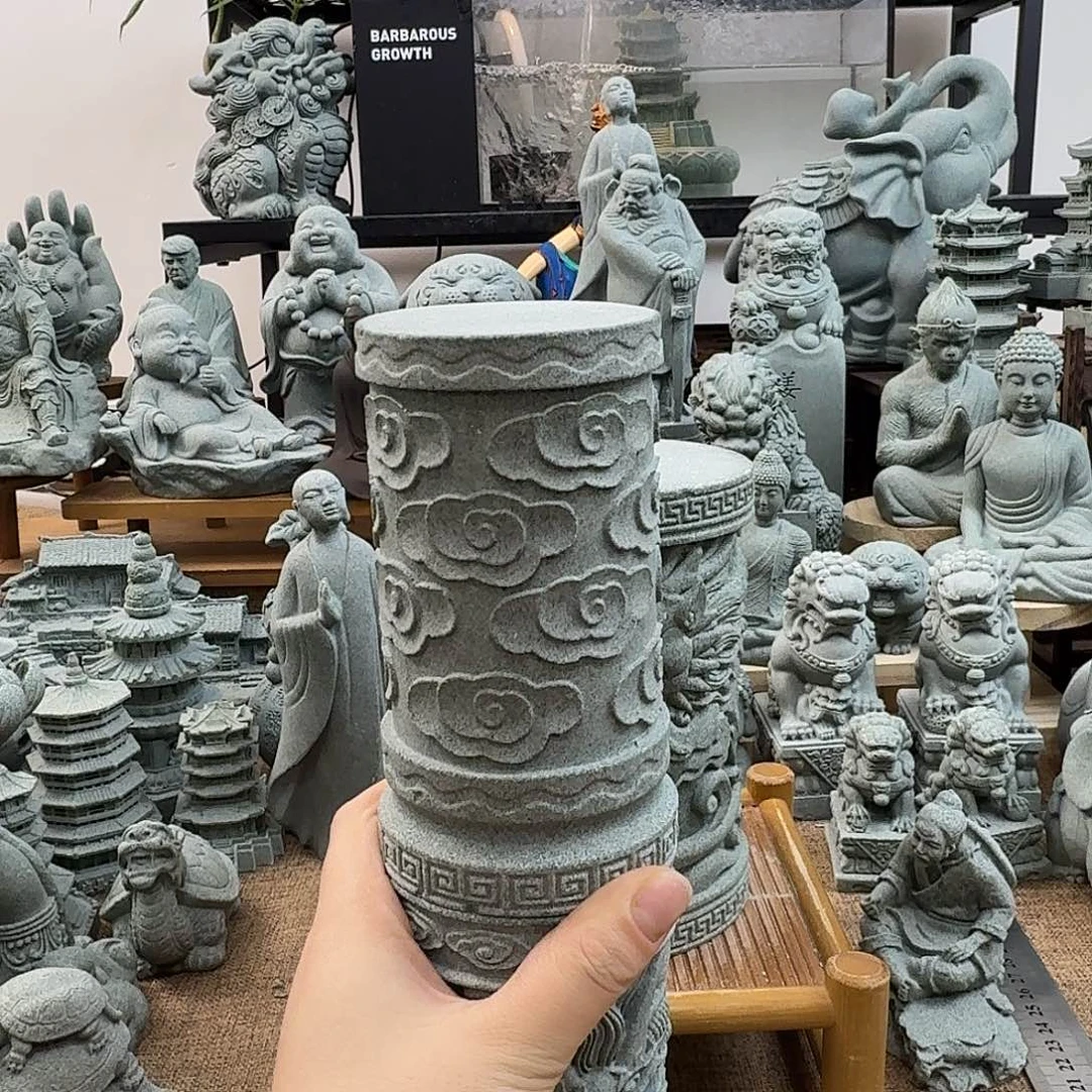 石材青砂石云柱12