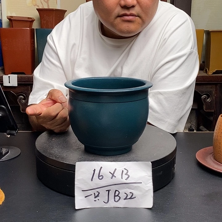 紫砂花盆货号一只JB22