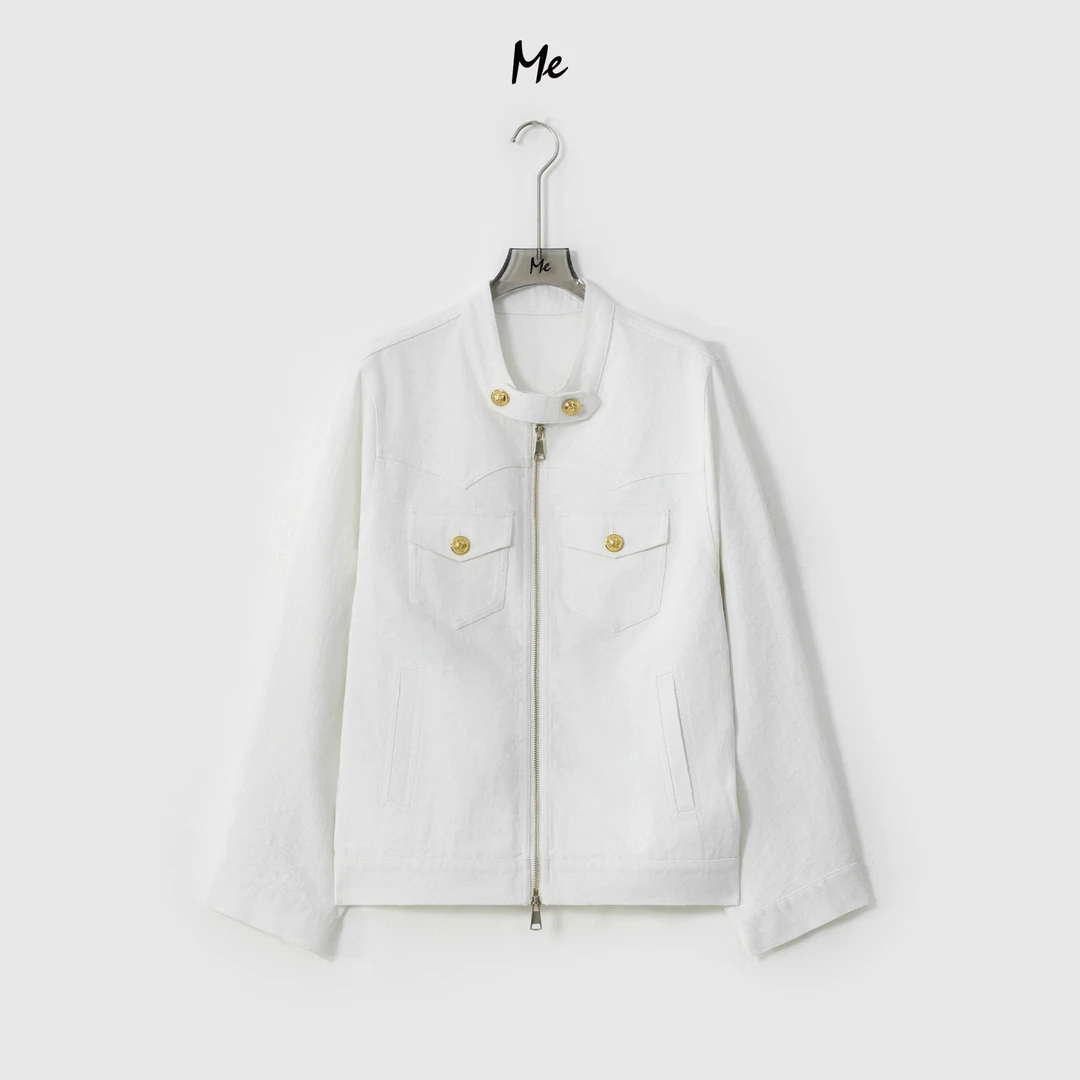 ME【驴白金牛仔外套】奢牌感中古造型显瘦百搭时尚休闲外套MESA0093