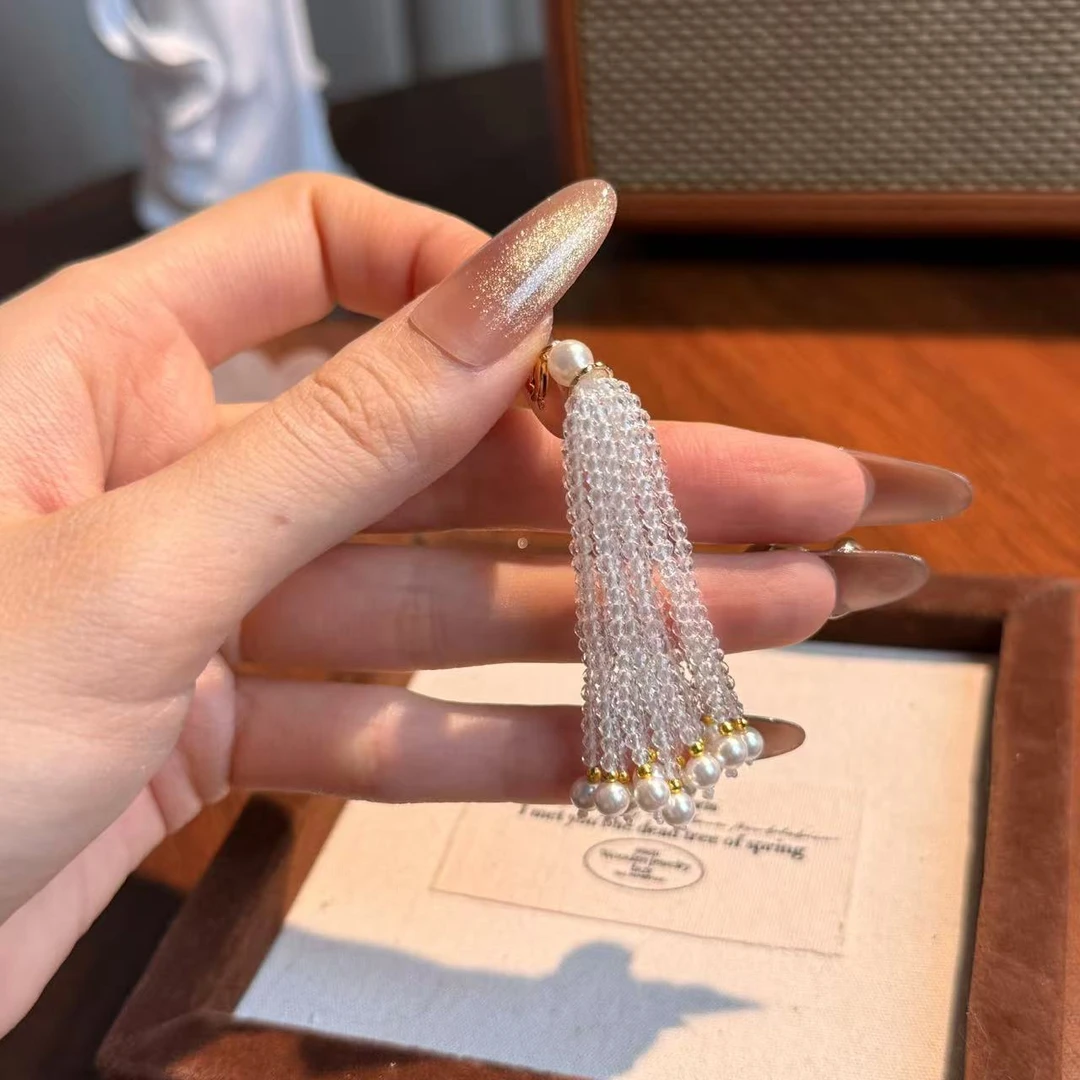 非金属珐琅吊坠 流苏配件 可搭配水晶手串-F181