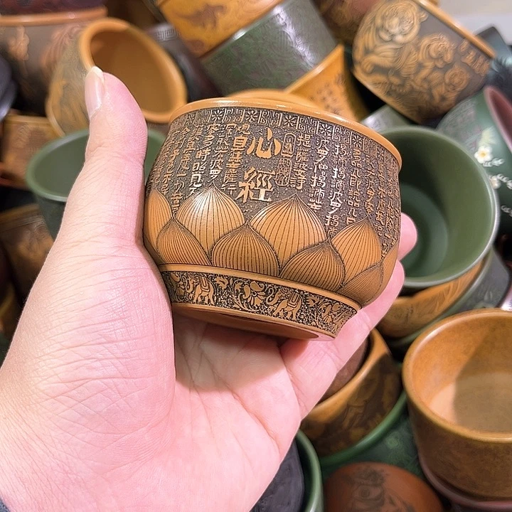 茶杯紫砂全手工紫砂主人杯