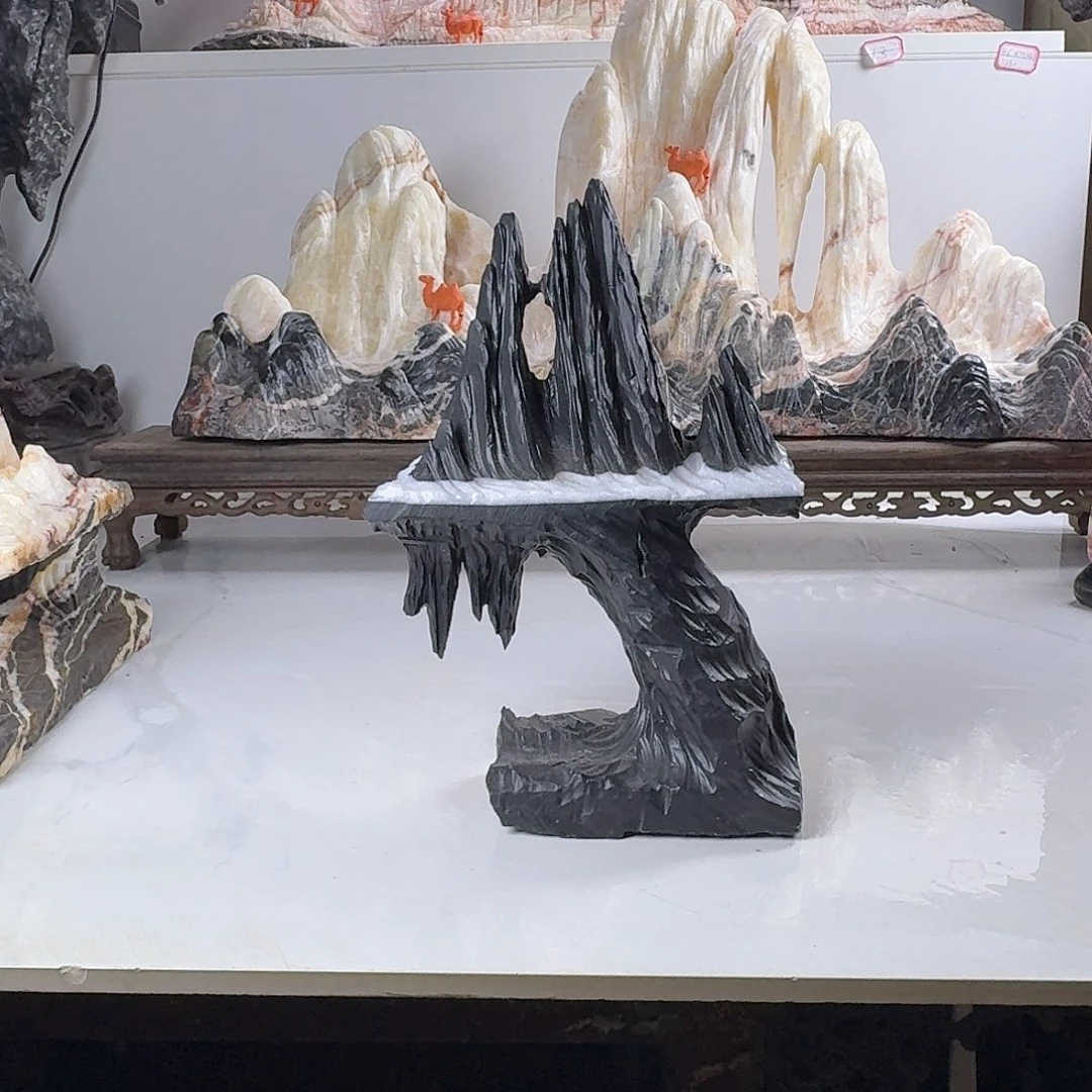发***成山峰摆件鱼缸造景