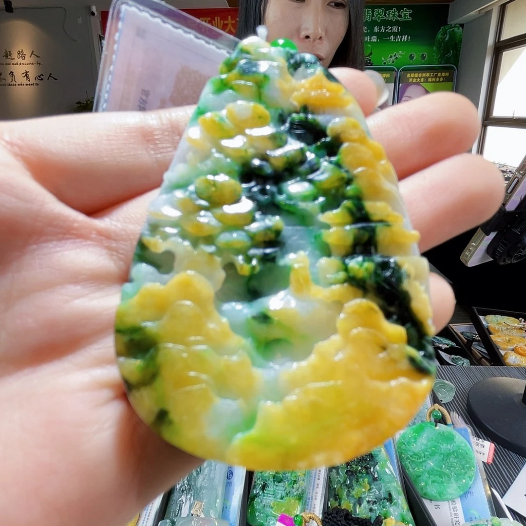 颈饰未镶嵌翡翠翡翠